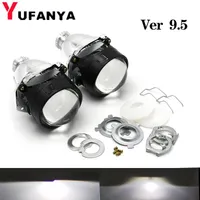 Other Lighting System 2pcs 2.5 Inch Bi-Xenon Projector Lens Ver 9.5 Model Car Headlight For H1 H4 H7 Socket Retrofit Upgrade Use XenonOther