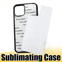 US stock 2D Sublimation Hard Plastic DIY Designer Phone Case PC Sublimating Blank Back Cover for iP 12 11 XS MAX Samsung Note20 lx