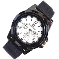Relojes de pulsera 1 unid marca hombres reloj moda casual Gemius Ejército Fuerza de carreras militar Oficial de deportes militar Banda de tela A20