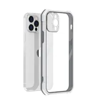 Premium Dual Color Antiurto Acrilico Transparent Telefono duri per iPhone 13 12 11 Pro Max XR XS X 8 7 Plus