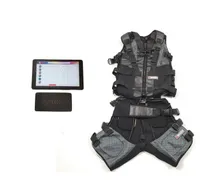 Drahtlose EMS -Abschleifmaschine EMS Muskelstimulator Körper Training Trockenelektrodenanzug mit Unterwäsche -Fitnessausrüstung