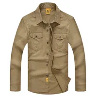 Vinrumika europa homens primavera marca casual tamanho grande m-5xl camisas outono homem de alta qualidade 100% puro algodão de manga longa camisa 210527