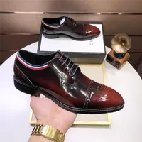 C1 Lüks Marka Klasik Oxford Ayakkabı Erkek Havalandırma Tuval Ayakkabı Erkekler Örgün Düğün Erkek Tasarımcı Elbise Ayakkabı Herren Schuhe Sepatu 11