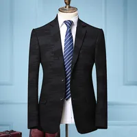 Herrenanzüge Blazer Zisiz Ankunft Männer Anzug Luxus Klassische Marke Blazer Mens Einzelknopf Slim Fit Business Coat Hohe Qualität