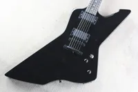 New Black 6文字列ジェームズHetfield Electric Guitarメタリックチームを使用中古SnakeByte-Guitar Rosewood Fretboard Guitarra 9Vアクティブピックアップ