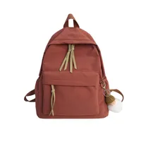 Backpack Canvas PU NYLON Anti-theft Shoulder Bag School Waterproof Trend Adult Laptop Blosa Hombro Mochila Sac Ados