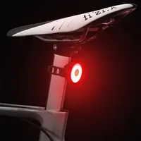 Rowerowe Light Light USB Akumulator IPX8 Wodoodporny rower dla MTB Helmet Pack Torba Ogon 5 Modele Jazda na rowerze Taillight 220115