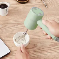 Mini Portable Wireless electric Handheld Whisk Stainless Steel Cappuccino Coffee Food Frother Stirrer Kitchen Tool