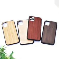 Holzfälle für iPhone 12 mini 11 13 Pro max Mobiltelefon Holz Bambusabdeckung für Samsung S22 plus Anmerkung 20