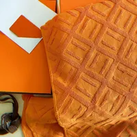 Orange Vintage Große Strandtuch Gezeiten Muster Gedruckt Badetücher Home Outdoor Sunbathing Spa Decke Für Erwachsene