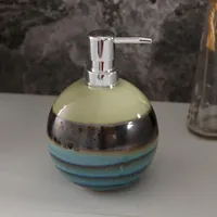 Liquid Soap Dispenser 650ml Creative Colors Spherical Ceramic Wristband Hand Shampoo Bottle Home Bathroom Accessories
