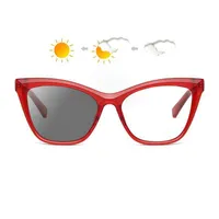 Moda erkek Geçiş Pochromic Sungalsses Kadınlar Progressive Multifocal Okuma Gözlükleri TR90 Diopter NX Güneş Gözlüğü