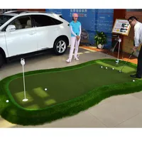 Copa de entrenamiento de golf Ayuda de práctica de plástico Poner tazas de agujero verde MVI-ING