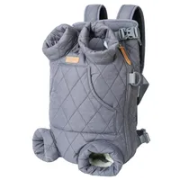 Dog Car Seat Covers Winter Pet Backpack Thicken Warm Cat Hands Free Portable Travel Carrier For Small Dogs Windproof Safety Bag