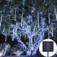 Lampes solaires 30cm / 50cm LED Lumières de vacances en plein air pour la maison de campagne Maison de Noël Arbre Décor Chrisamas Année de cellules