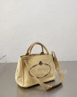 Mode Frauen l￤ssig Canvas Bag Totes gro￟er Kapazit￤t Langlebiger Handtasche Hochqualit￤t Designer Luxurys Brands Holiday Beach One-Shoulder Messenger Taschen 6 Farbe