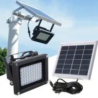 Vattentät IP65 54 LED Sollampor Ljus SMD Soldriven sensor Floodlight Outdoor Garden Lighting Lawn Pathway