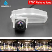 Bil bakifrån kameror parkeringssensorer för 2 3 170 grader fiskeobjektiv dynamisk bana nattvision fordon med låg ljus nivå synlig