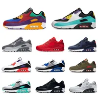 Dise￱ador cl￡sico 90S Men y mujeres zapatillas para correr malla transpirable al por mayor de moda para hombre zapatillas de zapatillas deportivas coj￭n de coj￭n 36-45