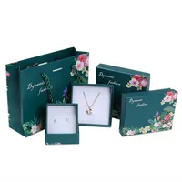 mDh fashion jewelry packaging boxes necklace jewelry boxes earring wrapping paper color ring packaging carton printing color