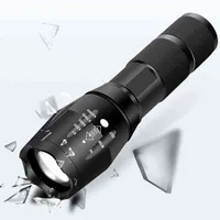 Latarka LED Ultra Bright Torch T6 / L2 5 Tryby przełączania Wodoodpoodpoodpoodpiękny 18650 Akumulator Akumulator Flashlight Light W220311