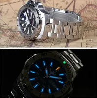 Hommes Montre Automatique 25Jewels Tritium Light T100 ETA2836 Mouvement Diver WR300M montre-bracelet