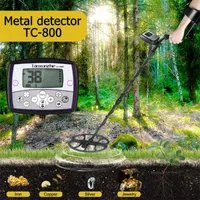 Metalldetektorer Underground Detector TC-800 Hög känslighet Guldgrävare Treasure Djup 2,5 m IP68-pekare