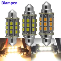 Ampoules Feston LED CANBUS 36mm 39mm 42mm C3W C5W C10W C10W Lumière 12 24 V Volts 2W 360 degrés Éclairage 12V 24V Auto Intérieur Lampe