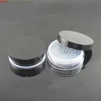 300 stücke 10Gramm leeres Plastikglas mit schwarzem Deckel 10 ml kosmetische Probe Gläser Behälter Töpfe Box für Lidschatten Nail art Pulver Kitsgood Qualty