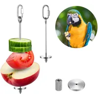 Andra fågelartiklar fåglar mathållare matare leksak liten djur frukt grönsak hängande matning behandla verktyg för papegojor cockatoo