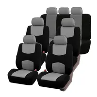 Obciążenia siedzenia samochodowego Autouth Set Universal Size Fit dla 7 Seaters Auto SUV Van, 7 sztuk Szary