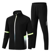 2021 Spring Spring Sportswear 2 pieza conjuntos de carreras Sports Traje Jacket + Pantalones Swearstsuit Masculino Imprimir Ropa Traje Niños S-5XL