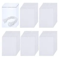 Keychains 100 peças sublimação a ar em branco lençóis perfumados DIY Carro em branco Pressado Feel for Heat P9JA