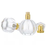 2021 50ml 1.7 OZ Vintage Pyła Kształt Spray Butelka Refillable Crystal Glass Atomizer Pusta drobna mgła Perfumy butelki perfum