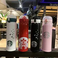 2021 New Arrive Starbucks Thermos Cup Vacuum Flasks Thermos Stainless Steel Insulated Thermos Cup Coffee Mug Gift ProductsD3OG