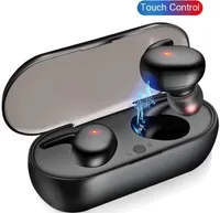 Y30 Draadloze Oortelefoon Game Bluetooth Nieuwe 2021 Chip Transparantie Metalen Hernoemen GPS Wirless Opladen Bluetooth-hoofdtelefoon in-ear headset