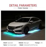 車体リモート/アプリ制御RGBネオンライト自動装飾雰囲気の雰囲気ランプ