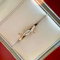 Hot Brand Pure 925 Sterling Silver Jewelry Women Branch Cross Design Rose Gold Color Love Ring Hot Engagement Geometric Rings