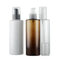 Хранение бутылки JARS 250 мл х 25 пустые лосьон крем насоса пластиковые плоские на плечо бутылки для животных косметический упаковочный контейнер для лечения дозатор
