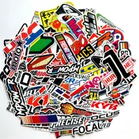 100 stks JDM Auto Stickers Pack Motorfiets Racing Motocross Helm Vinyl Decals Lot