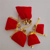 TTK High Boxes Grau Flanneletteyear Red Lucky Embalagem Caixas De Ouro Moeda Jóias Bola Pequena Saco De Ouro Saco