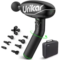 Urikar Pro 2 مساج بندقية الأنسجة العميقة العضلات مدلك ساخنة مع التدوير مقبض الولايات المتحدة