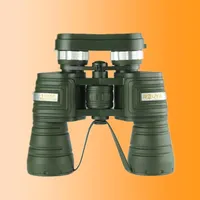 Lornetki teleskopowe 10x50 Duży okular Wojskowy Zielony Wysokiej Jakości Wysokiej Jakości High-High-Light Night Vision Vision