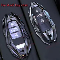 Case Custodia per auto Copertura Shell Fob per Audi A1 A3 Q2L Q3 S3 S5 S6 R8 TT TTS 2020 Q7 Q5 A6 A4 A4L Q5L A5 A6L A7 A8 Q8 S4 S8 Accessori