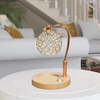 Parfüm lambaları kristal elektrikli balmumu eritici zarif metal kokulu mum düğün hediyesi dekoratif uçucu yağ yakıcı eriyik ışık