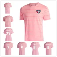 Camisa Outubro Rosa Flamengo Soccer Jerseys الرجال النساء 2021 22 ساو باولو SC Internacional الوردي كرة القدم قمصان SCI SPFC Mengo أكتوبر ارتفع قميص مخصص