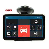 Bil GPS-navigator 5 tums HD-pekskärm Flerspråkig lastbilsnavigering 800MHz 8GB Igo Primo 3D-kartor Navigatörer FM MP3-funktioner