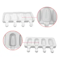DIY Ice Cream Silicone Moulds Homemade Popsicle Molds For Children