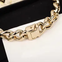 2022 Luxe Quality Charm Bangle Excellent collier Collier Hollow Design Bracelet Ensemble d'or 18 carats plaqué or pour femme Bijoux de mariage Cadeau de boîte PS7105
