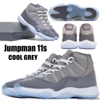 11s jumpman Баскетбольная обувь Обувь прохладный серый высокий низкий кроссовки мужские женские дизайнерские тренажеры новых модных ботинок обуви